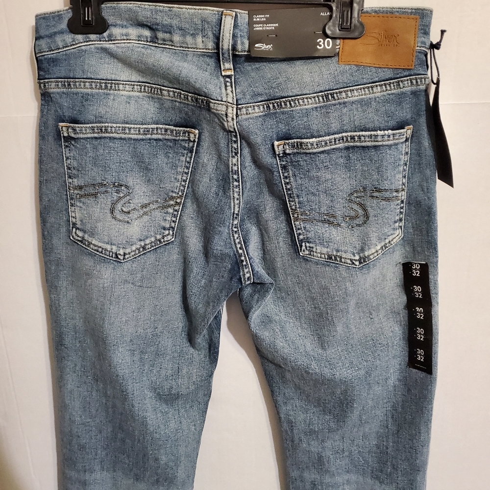 Silver Jeans Allan Classic Fit Slim Leg Jeans - Picture 7 of 7